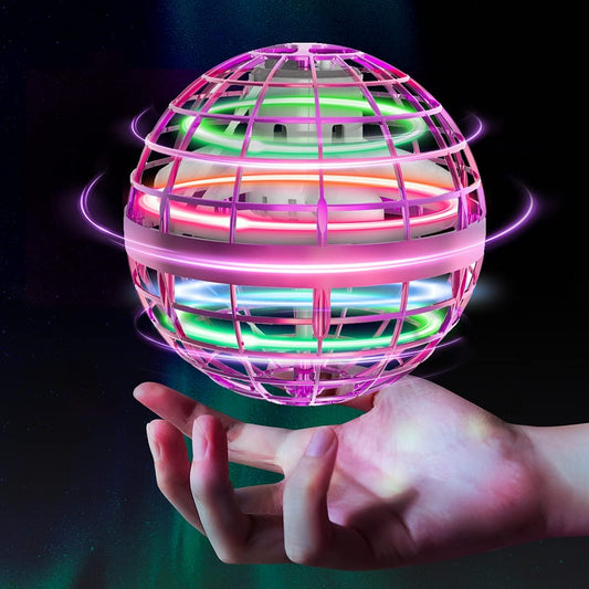 Flying Orb Ball Hand-Controlled Mini Drone Toy – Pink