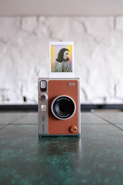 Fujifilm INSTAX Mini Evo Hybrid Instant Camera - Brown