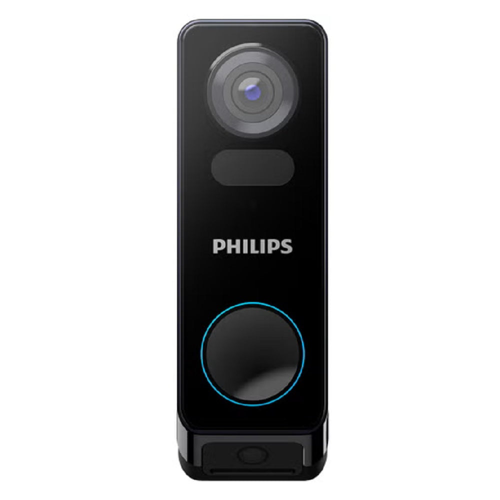 Philips 7000 Series Video Doorbell with Dual Cameras, 2K HDR, AI Human Detection & HomeBase