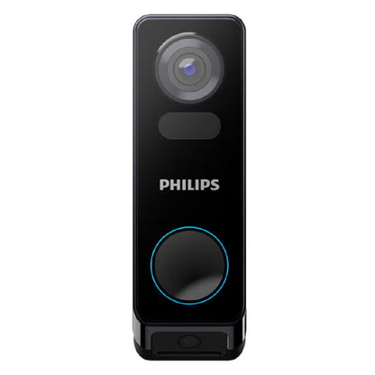 Philips 7000 Series Video Doorbell with Dual Cameras, 2K HDR, AI Human Detection & HomeBase