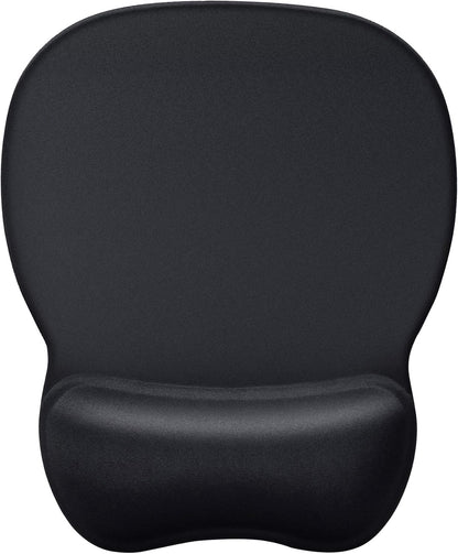 Ergonomic Gel Mouse Pad with Wrist Rest – Non-Slip Base, Smooth Lycra Surface (9.4" x 8.1")