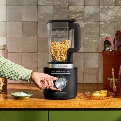 KitchenAid Pure Power Blender with a 2 L (68 oz.) Plastic Jar and a Bonus 1.85 L (62 oz.) Glass Jar