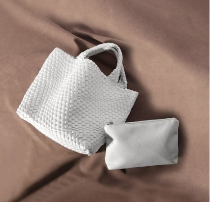 Soft leather bucket bag, Tote shoulder bag, woven cross-border dumpling bag, bags, niche design bag