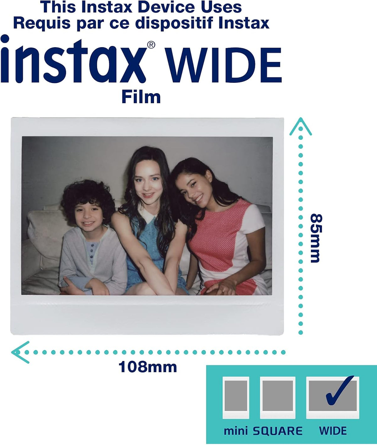 FUJIFILM INSTAX WIDE 400 Instant Film Camera, Green