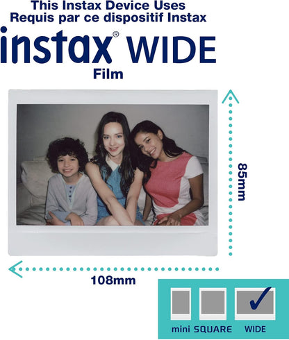 FUJIFILM INSTAX WIDE 400 Instant Film Camera, Green