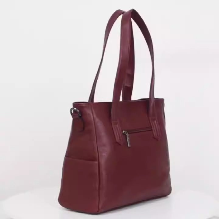 Middle aged Mom Commuter Large Capacity Tote Bag Trendy Underarm Bag Single Shoulder Bag
