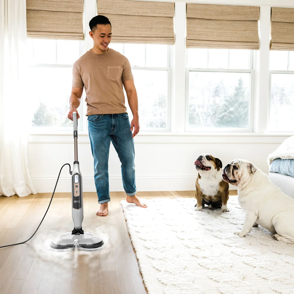 Shark Steam & Scrub Steam Scrubbing and Sanitizing Steam Blaster Mop
