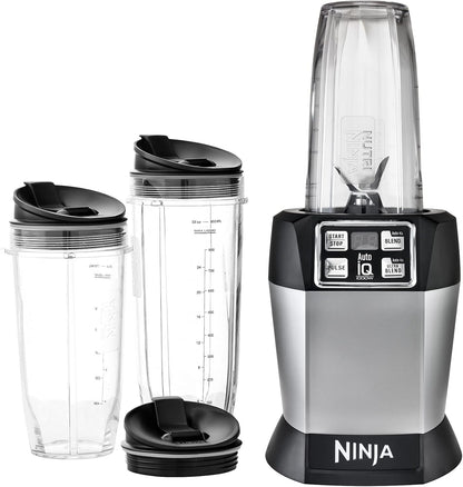 Ninja BL481C Nutri-Ninja Auto-iQ Technology Blender, 1000W (Canadian Version),Silver