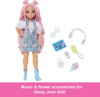 Barbie Dream Besties, Daisy Jean Fashion Doll with 9 DJ & Music Themed Pieces