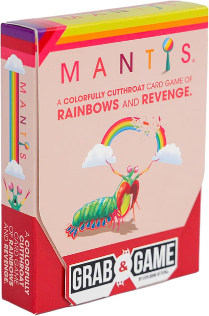 Mantis Grab & Game by Exploding Kittens - Travel Sized Cutthroat Matching Card Gam