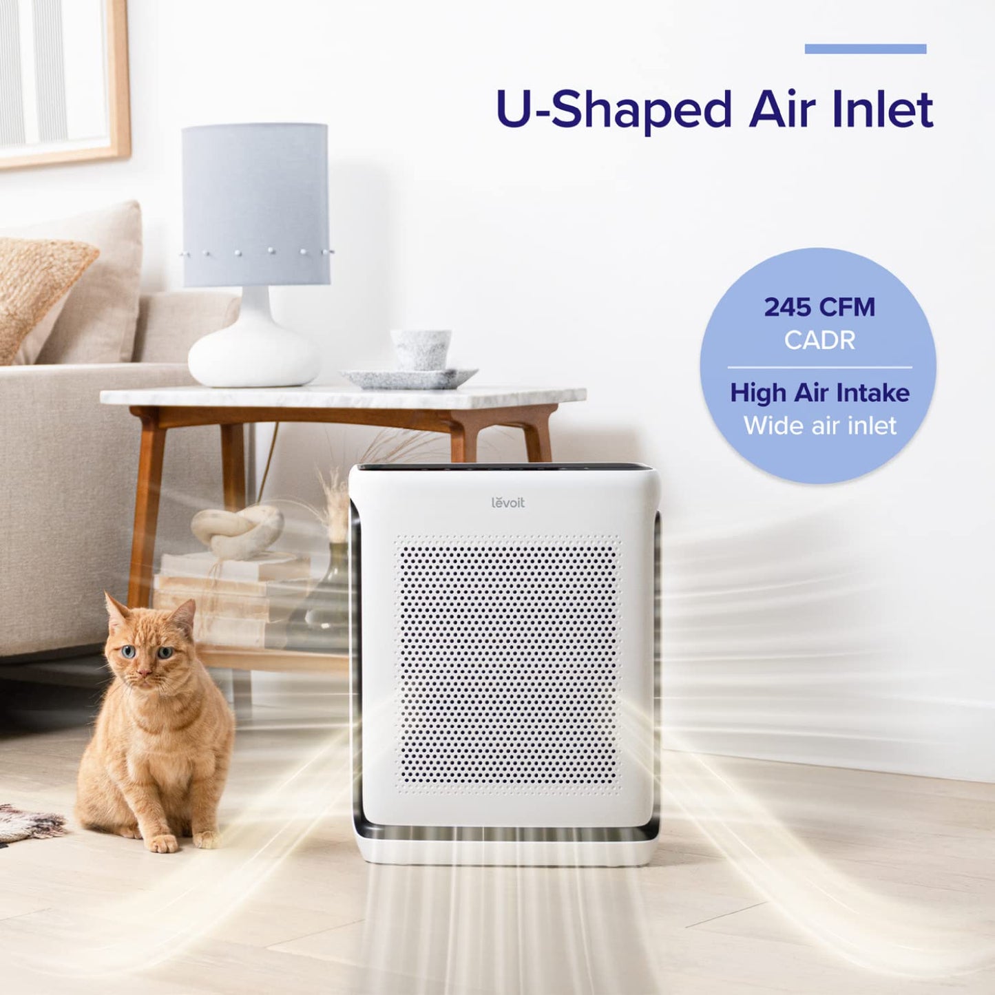 LEVOIT Vital 200S-P Smart Air Purifier for Large Rooms up to 1875 sq. ft. with Washable HEPA Filter, Wi-Fi App Control, Auto & Sleep Mode, AHAM Verified