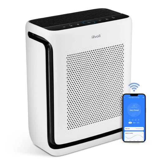 LEVOIT Vital 200S-P Smart Air Purifier for Large Rooms up to 1875 sq. ft. with Washable HEPA Filter, Wi-Fi App Control, Auto & Sleep Mode, AHAM Verified