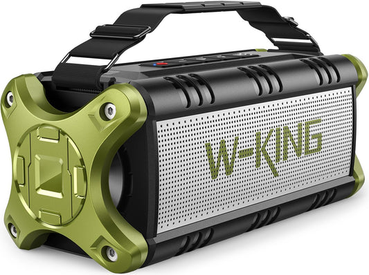 W-King 90W Peak Bluetooth Speaker, Portable Speakers Bluetooth Wireless, IPX6 Waterproof Outdoor Speakers