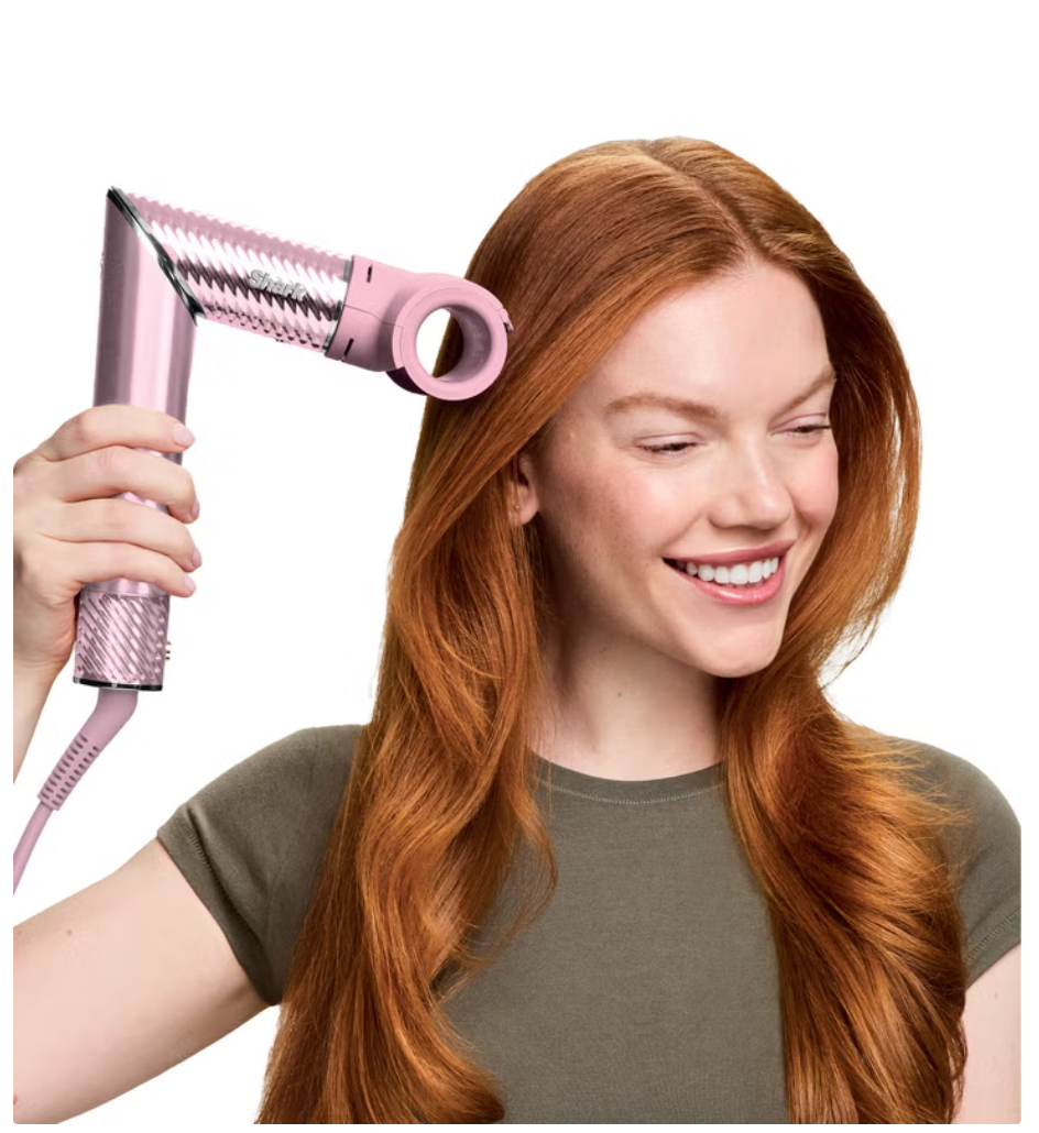 Shark FlexStyle IonCurl Ion Hot Air Styler System with Curl IQ, Pink