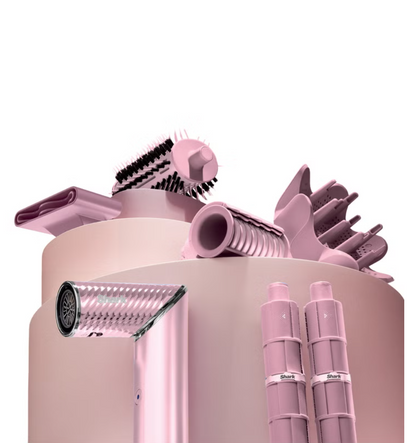 Shark FlexStyle IonCurl Ion Hot Air Styler System with Curl IQ, Pink