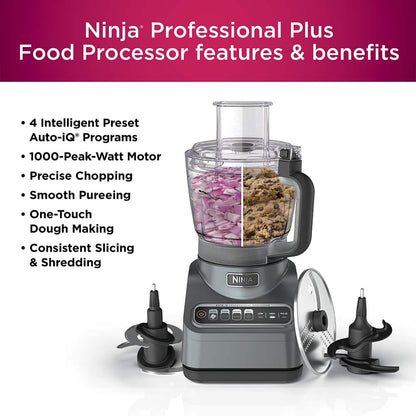 Ninja Professional Food Processor - 9-Cup - Silver