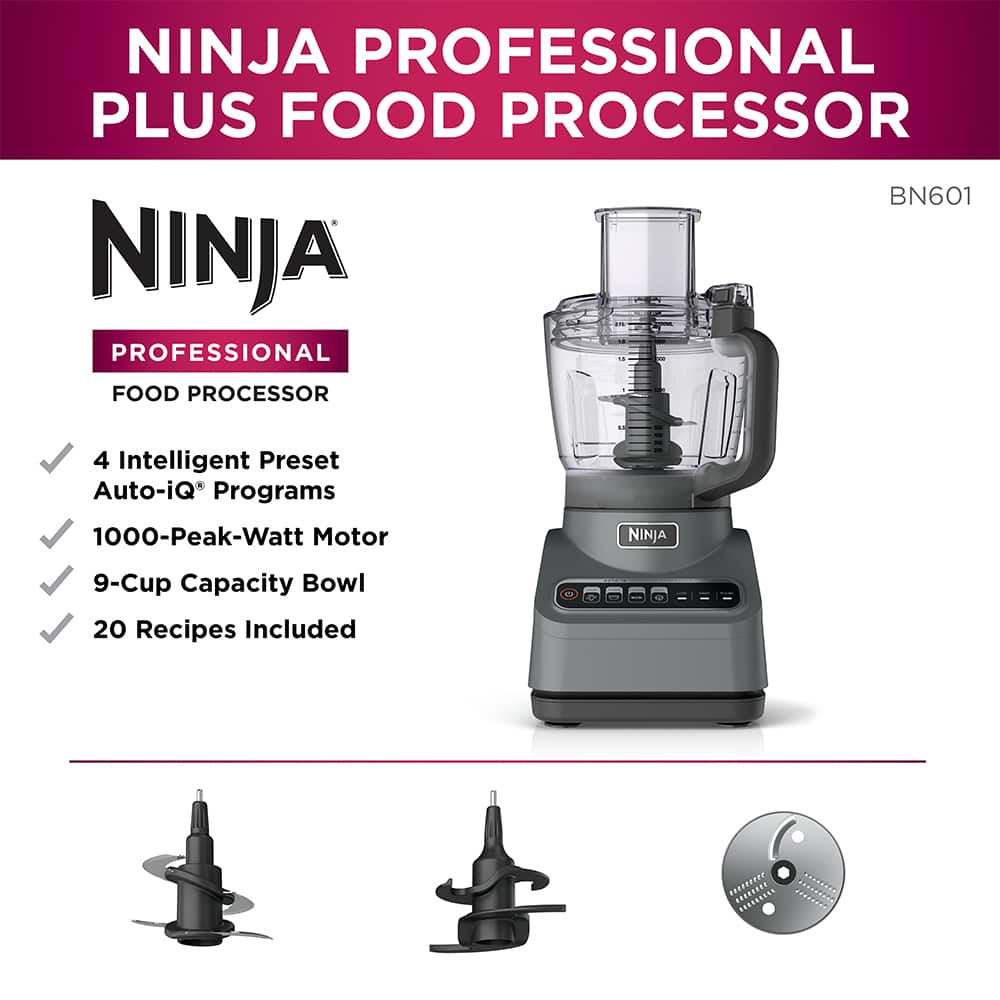Ninja Professional Food Processor - 9-Cup - Silver