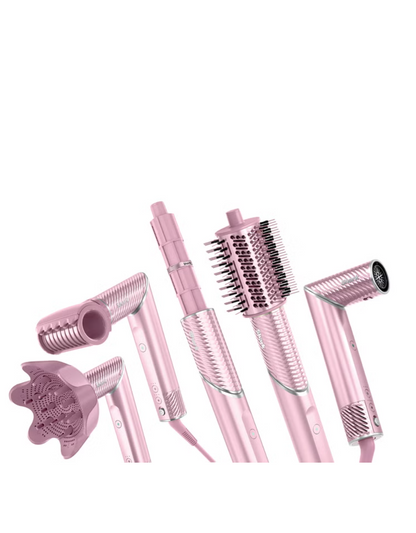 Shark FlexStyle IonCurl Ion Hot Air Styler System with Curl IQ, Pink