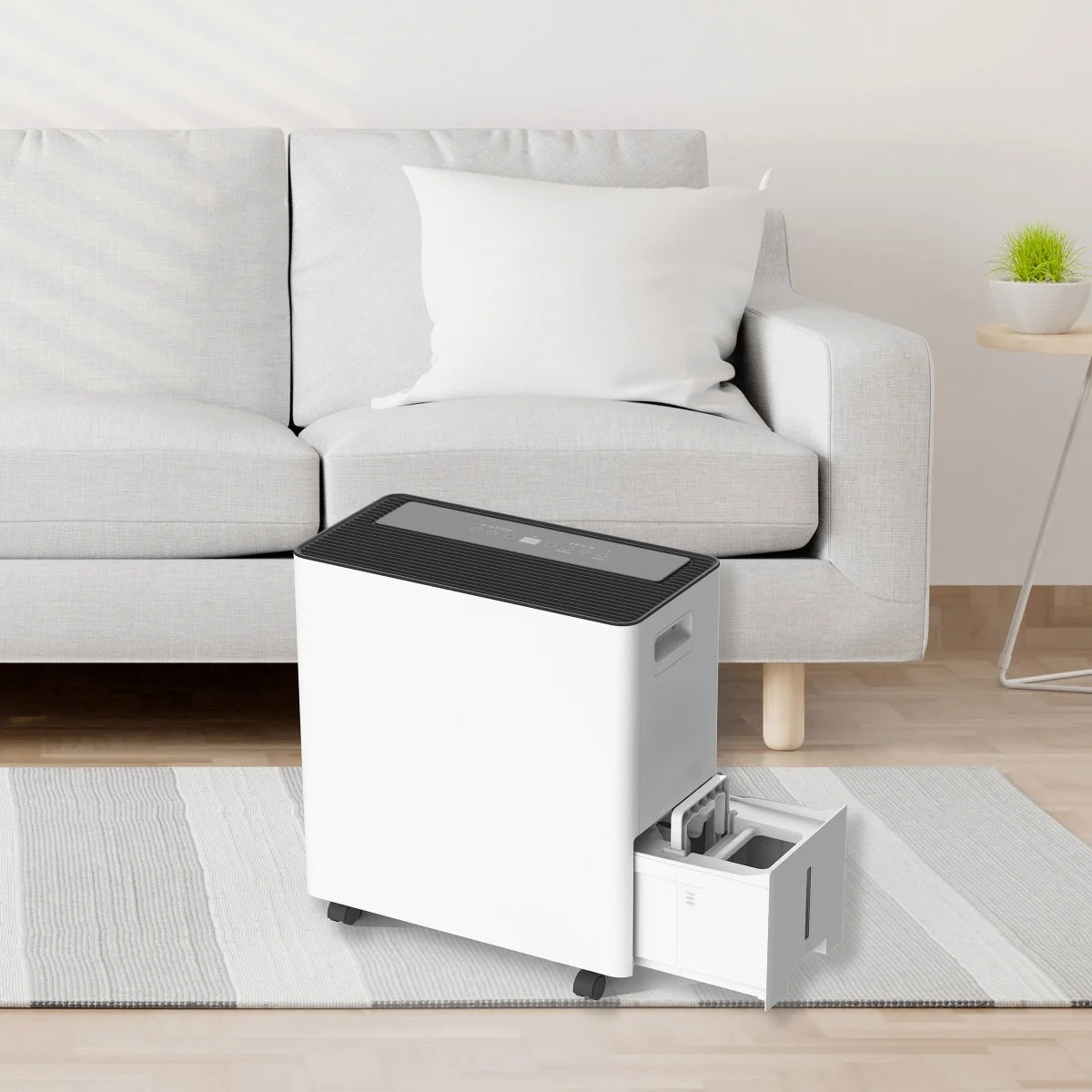 Midea 23.7 L (50 Pints) Smart Dehumidifier with Pump