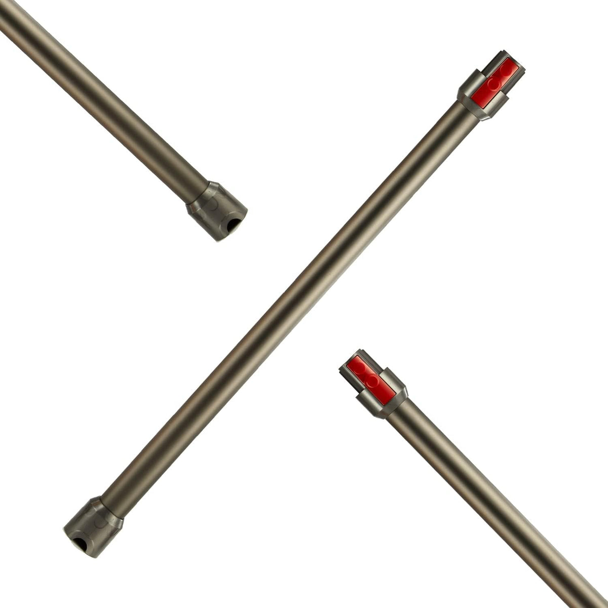 Quick Release Wand Replacement for Dyson V7, V8, V10, V11 & V15 Cordless Vacuums, 28.43" Extension Tube, Iron