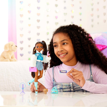 Barbie Dream Besties Playset, “Brooklyn” Fashion Doll with 9 Music-Themed Accessories