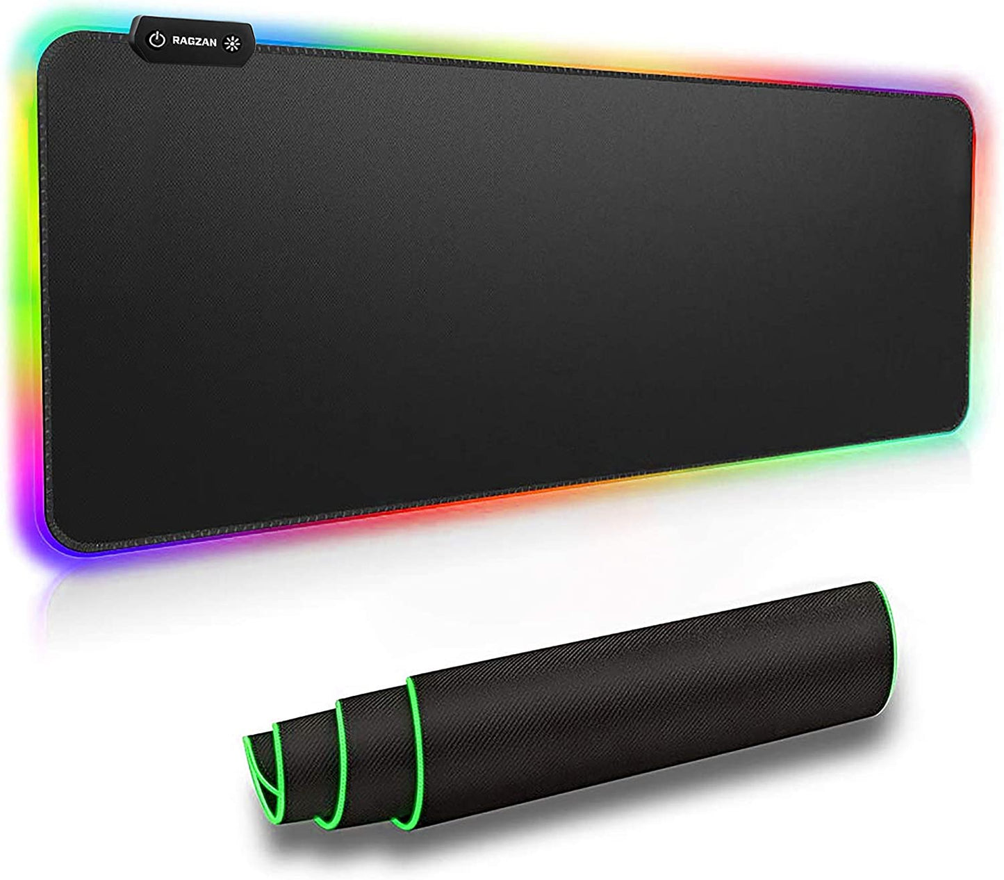 RGB XXL Gaming Mouse Pad with 14 Light Modes – Waterproof, Anti-Fray, 31.5" Extended Desk Mat