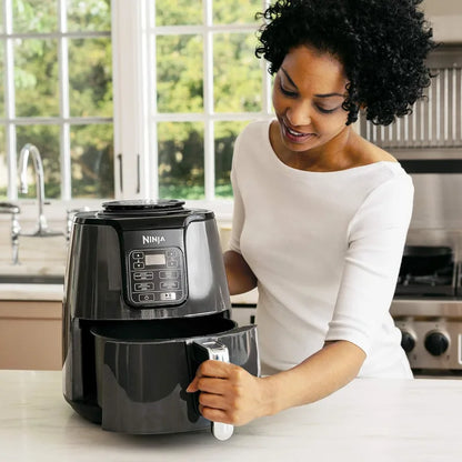 Ninja AF100C Air Fryer, 4-Qt Capacity, Non-Stick, Air Fry, Roast, Reheat, Dehydrate, Charcoal Grey (Canadian Version)
